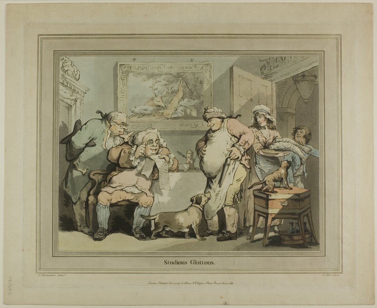 Gourmands studieux - Thomas Rowlandson