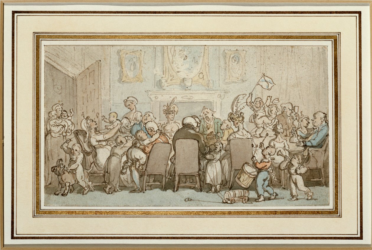 La famille Breedwell, 1807 - Thomas Rowlandson