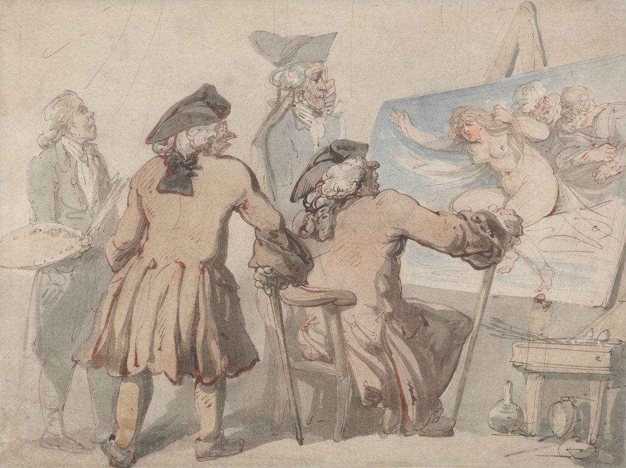 Les connaisseurs - Thomas Rowlandson