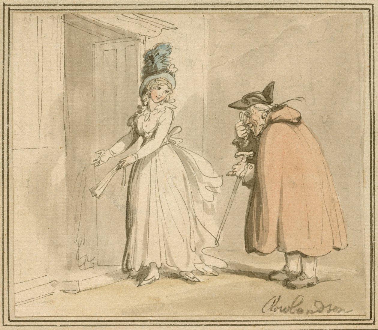 La courtisane - Thomas Rowlandson