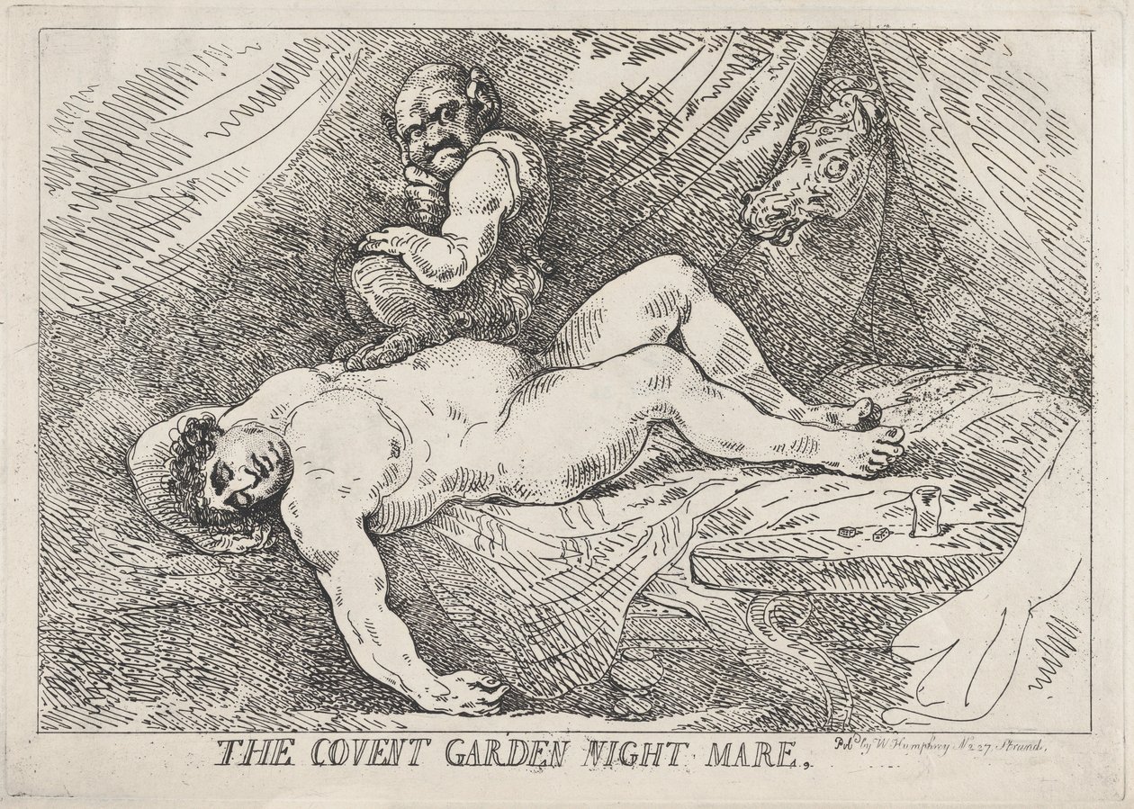 Le cauchemar de Covent Garden - Thomas Rowlandson
