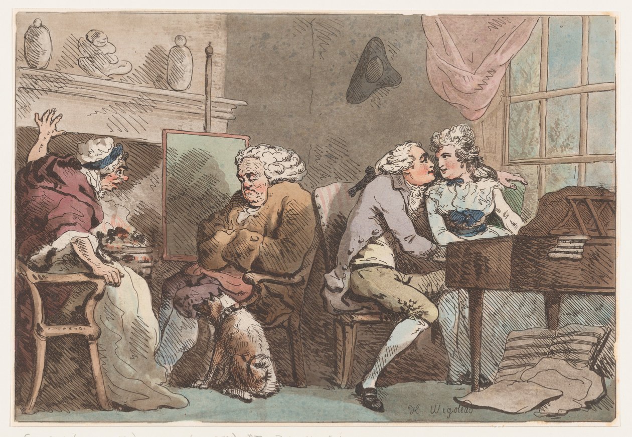 La Détection - Thomas Rowlandson
