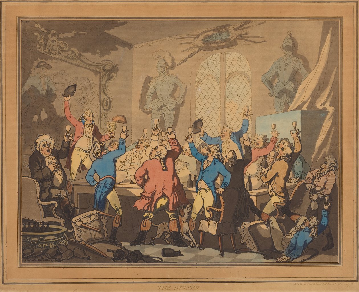 Le dîner - Thomas Rowlandson