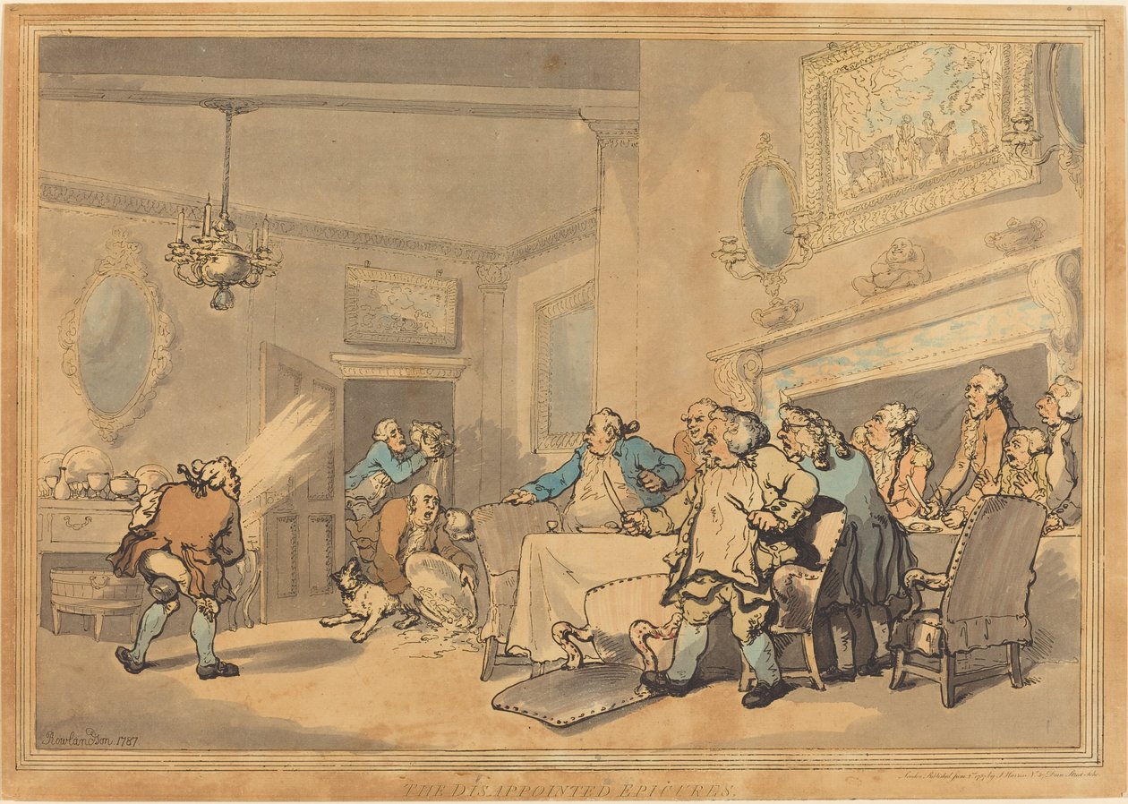 Les épicuriens déçus - Thomas Rowlandson