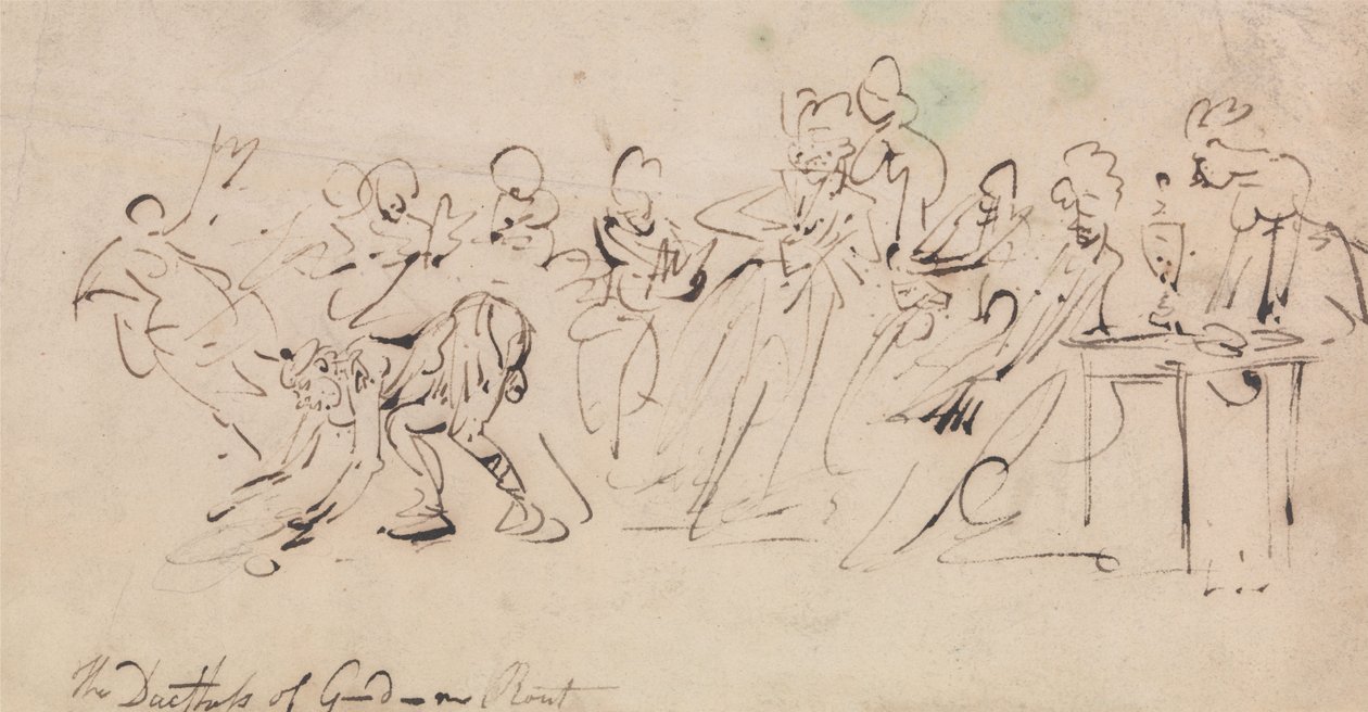 La déroute de la duchesse de Gordon - Thomas Rowlandson