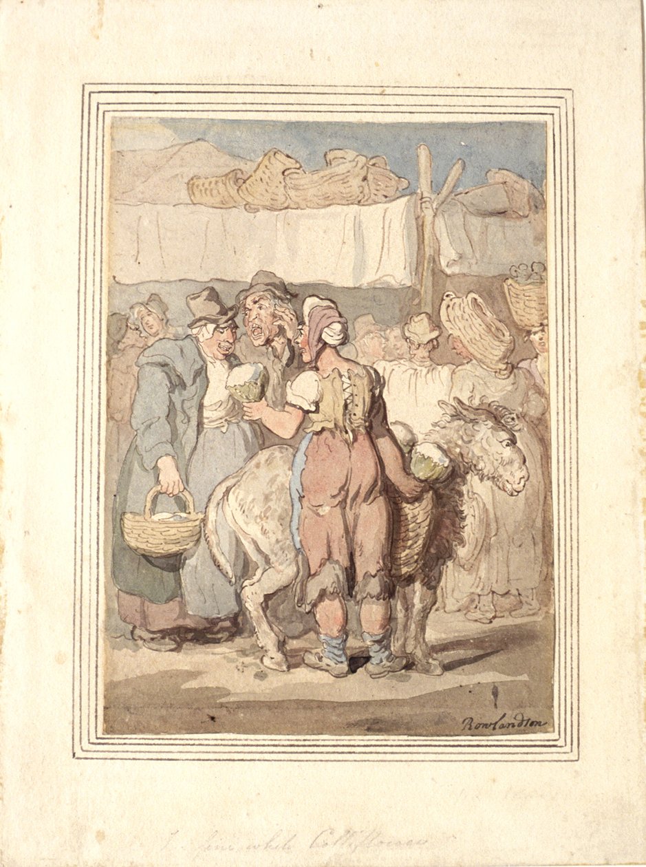 Le beau chou-fleur blanc - Thomas Rowlandson