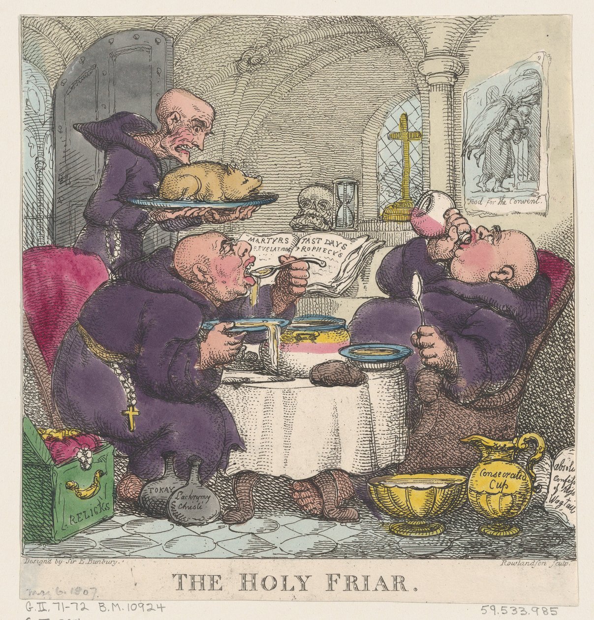 Le saint frère, 6 mai 1807 - Thomas Rowlandson