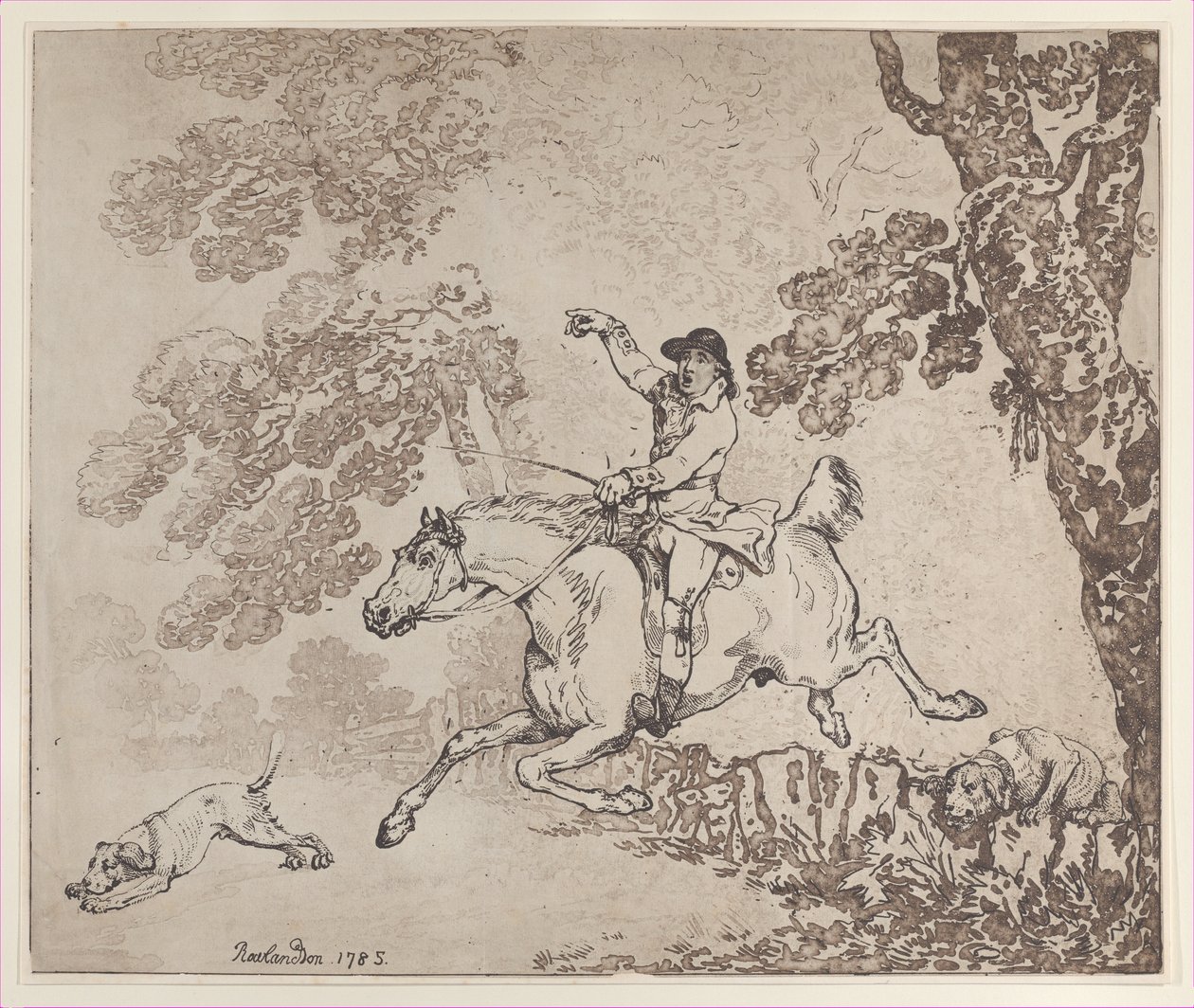 Le chasseur, 1785 - Thomas Rowlandson