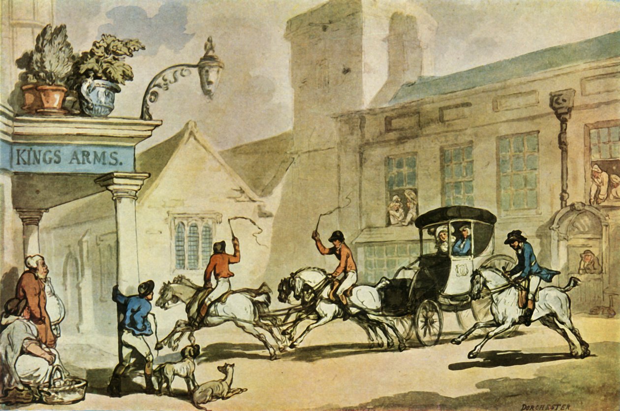 Les Armes du Roi, Dorchester - Thomas Rowlandson