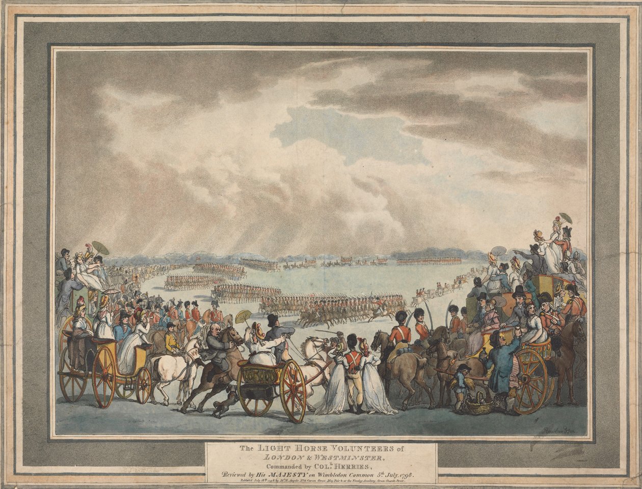 Les bénévoles de « The Light House » de Londres et Westminster - Thomas Rowlandson