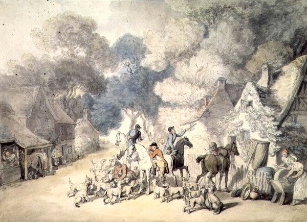 La Rencontre - Thomas Rowlandson