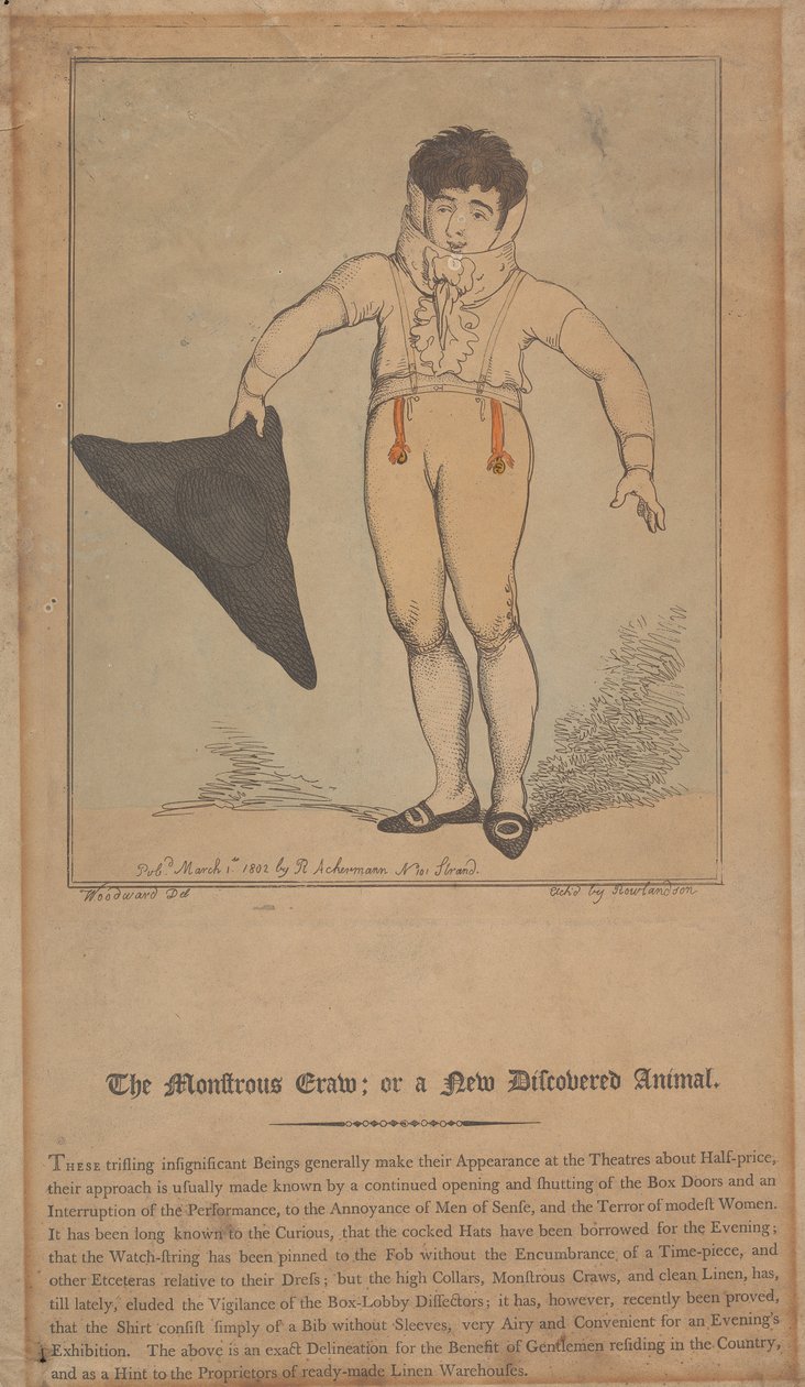 La créature rampante monstrueuse ; ou un animal récemment découvert - Thomas Rowlandson