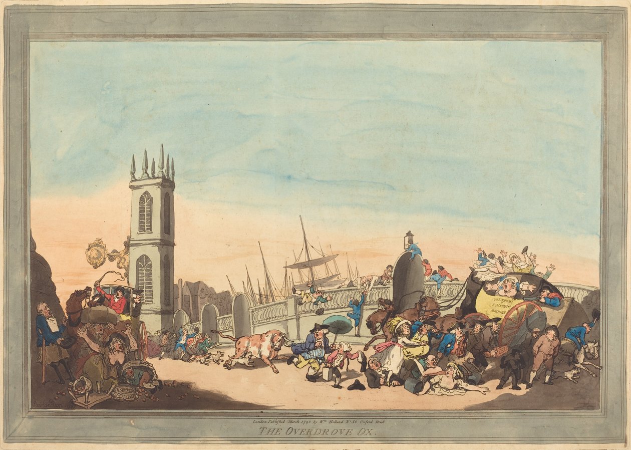 Le bœuf surmené - Thomas Rowlandson