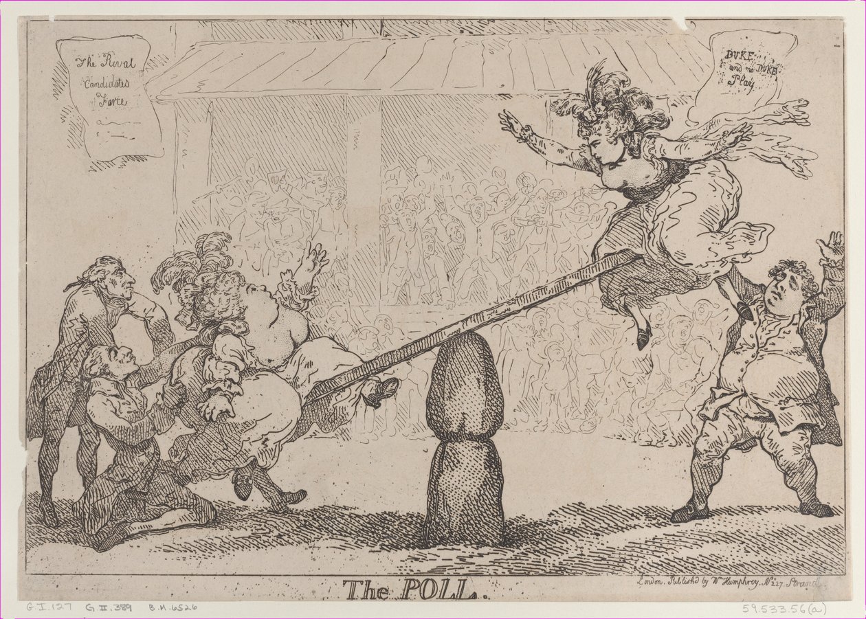 Le scrutin - Thomas Rowlandson