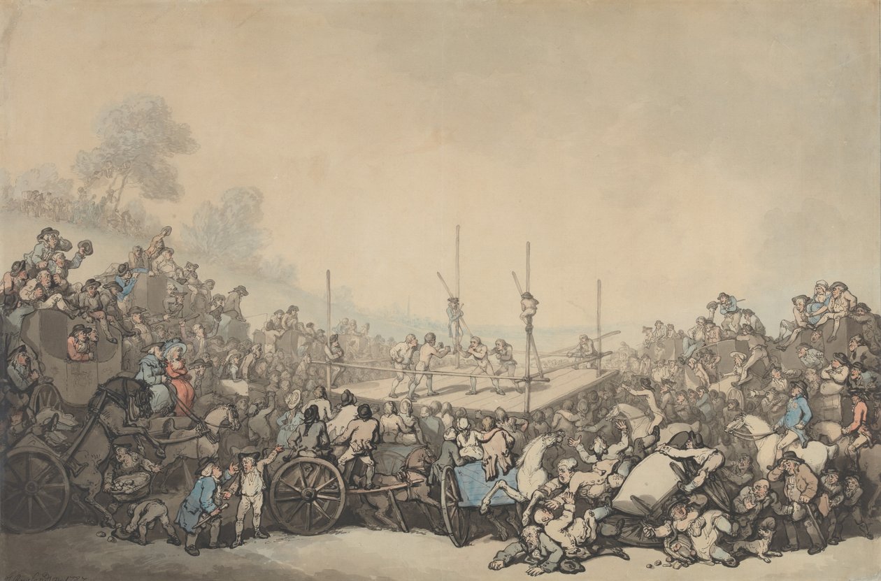 Le combat pour le titre - Thomas Rowlandson