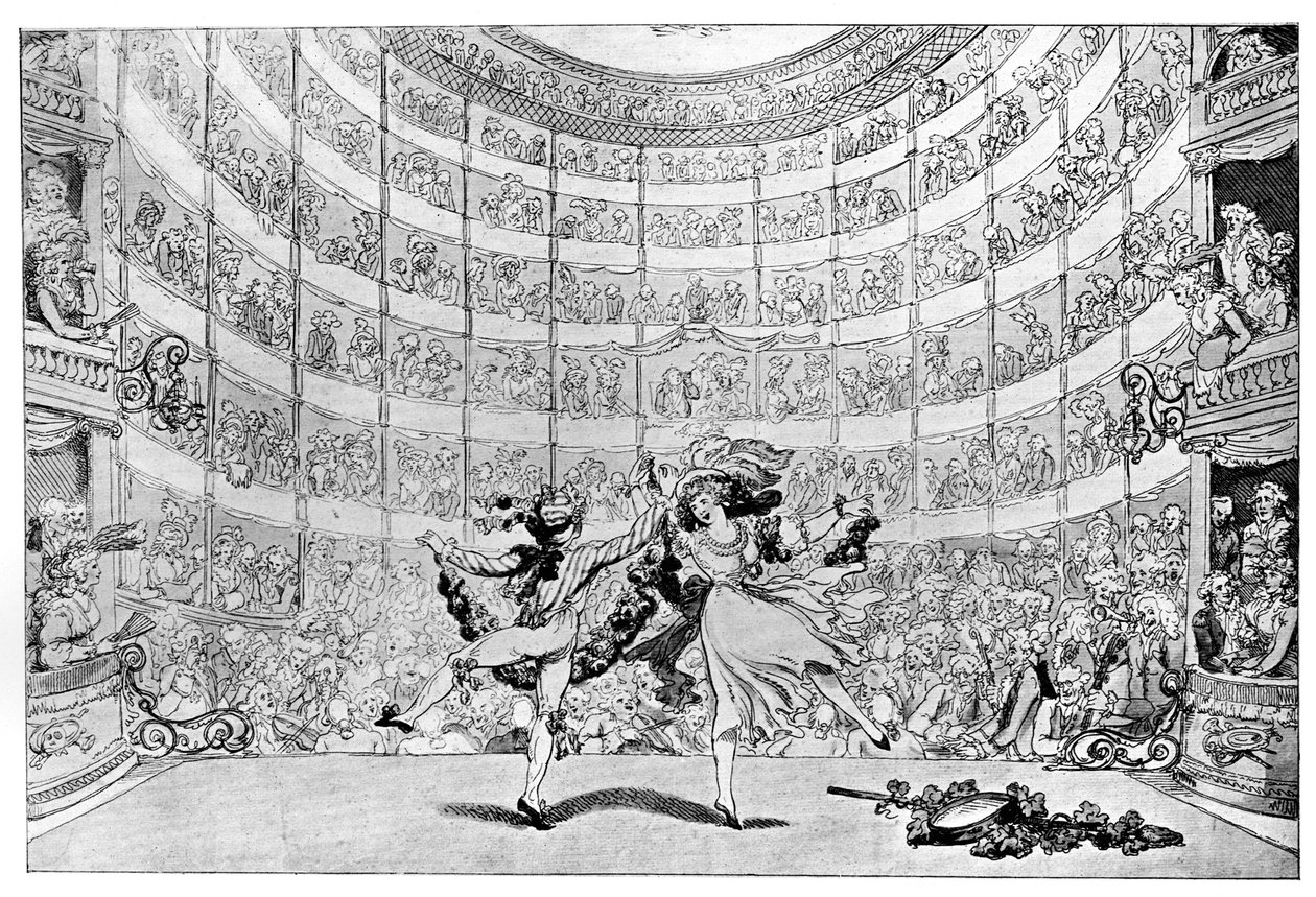 La Perspective devant nous - Thomas Rowlandson