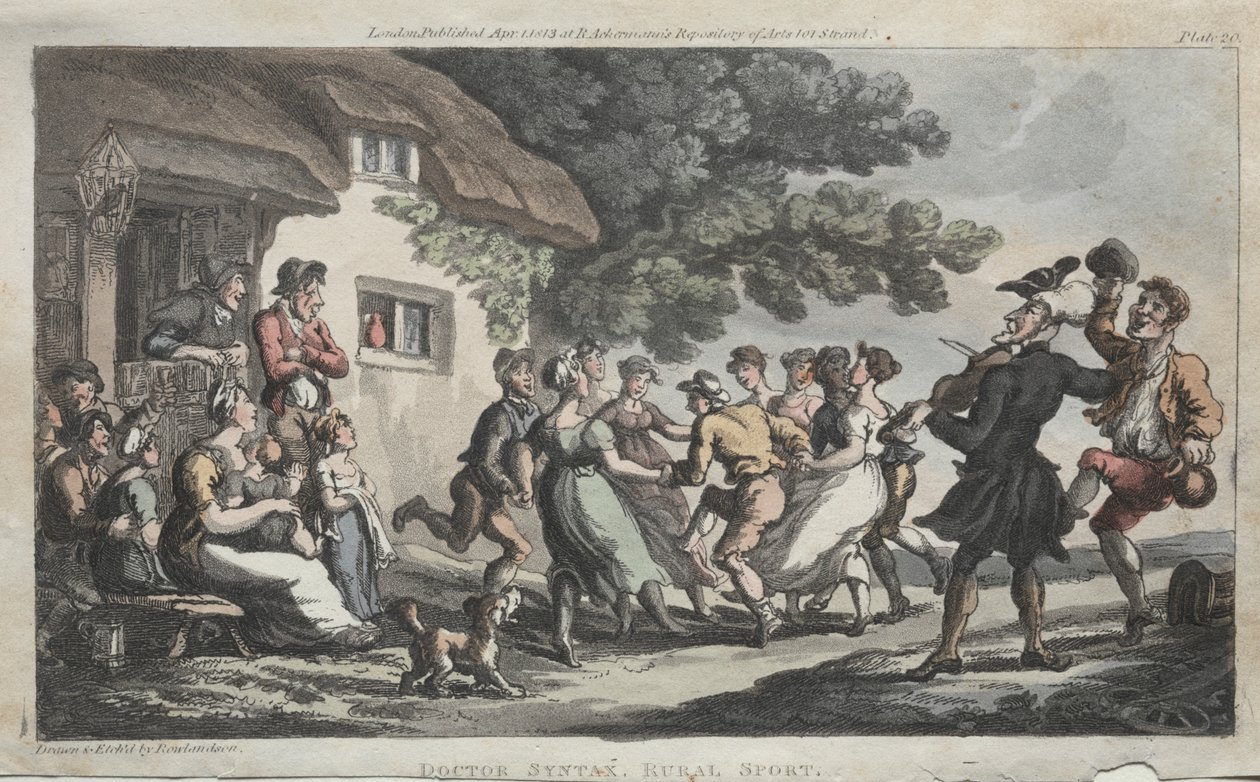 Le Révérend Dr. Syntax Sport rural, 1813 - Thomas Rowlandson