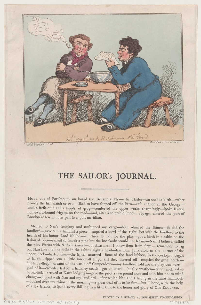 Le journal du marin - Thomas Rowlandson