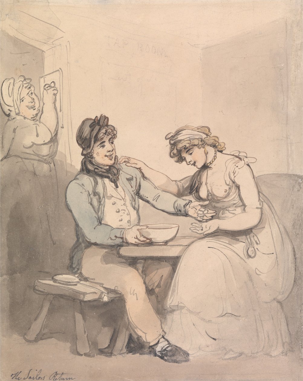 Le retour du marin - Thomas Rowlandson