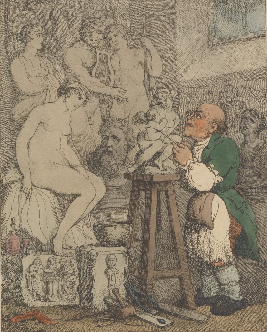 Le Sculpteur [Préparations pour l