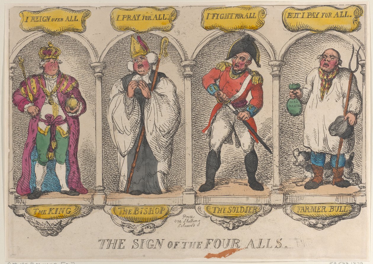 Le Signe des Quatre Tous, 1810 - Thomas Rowlandson