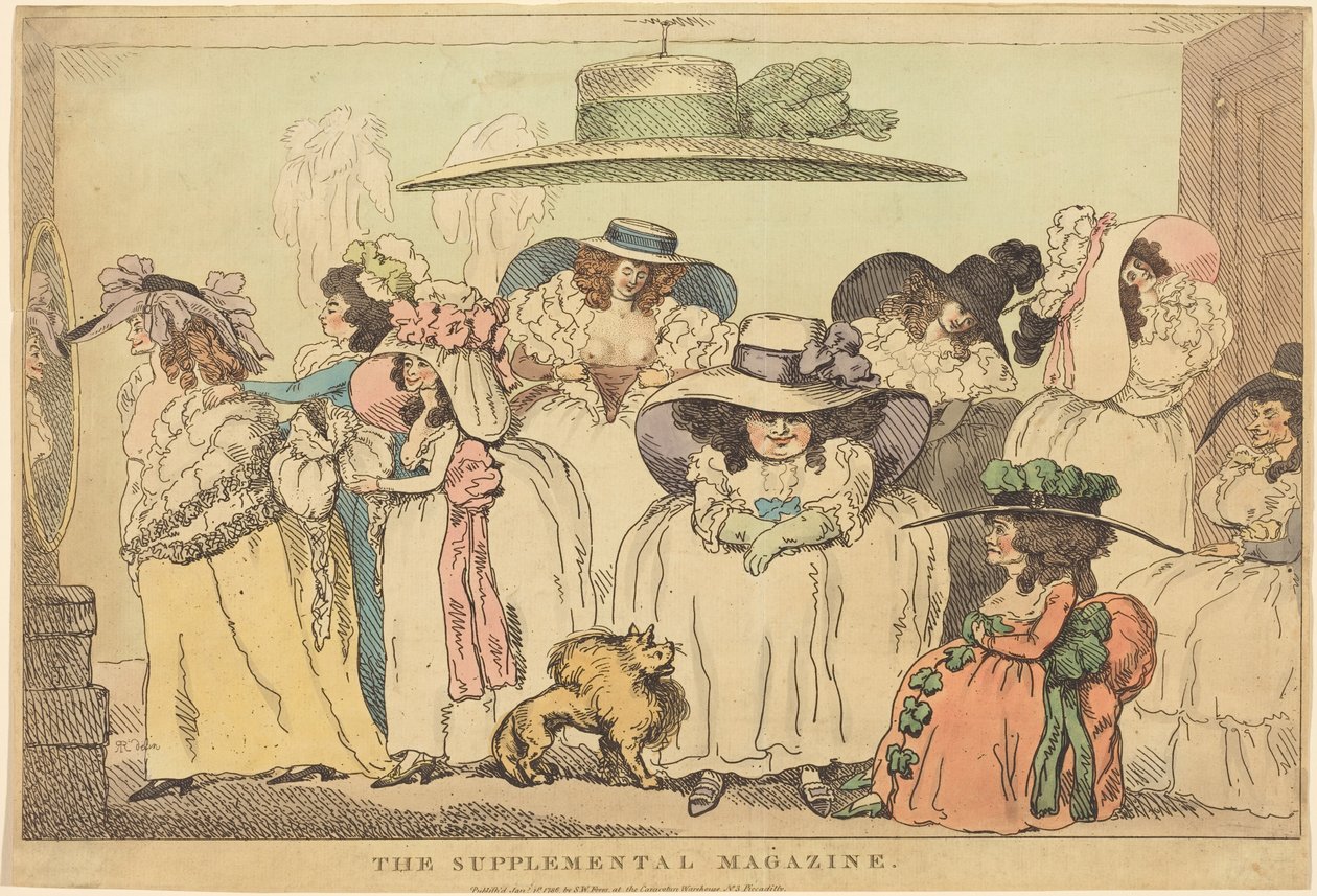 Le magazine « Supplemental » - Thomas Rowlandson