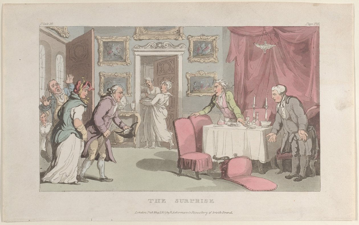 La Surprise, du Vicaire de Wakefield, 1er mai 1817 - Thomas Rowlandson