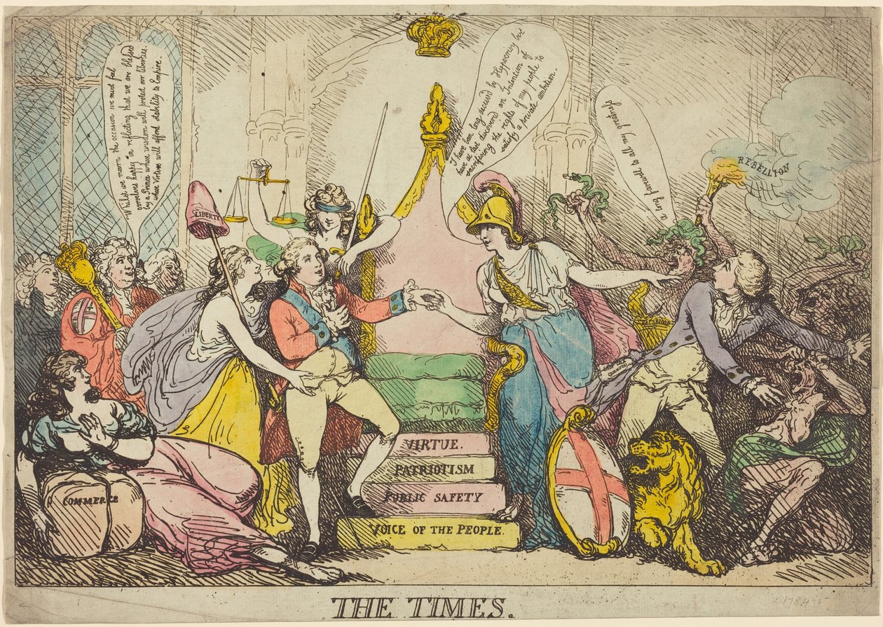 The Times - Thomas Rowlandson