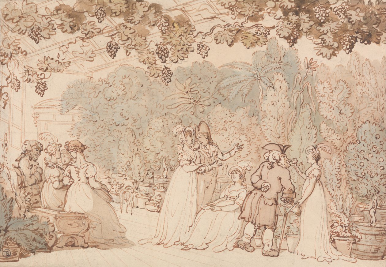 The Vinery - Thomas Rowlandson