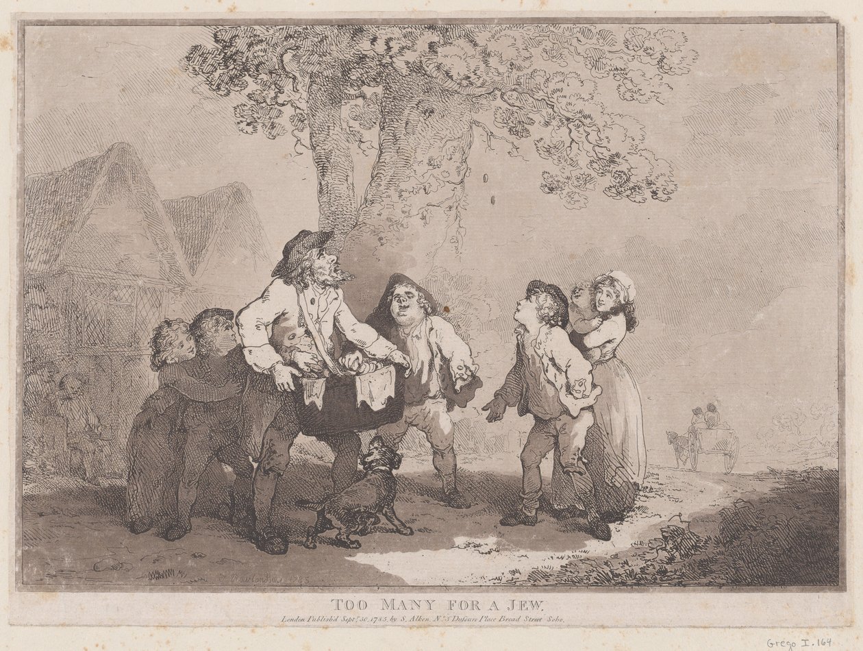 Trop pour un Juif, 20 septembre 1785 - Thomas Rowlandson