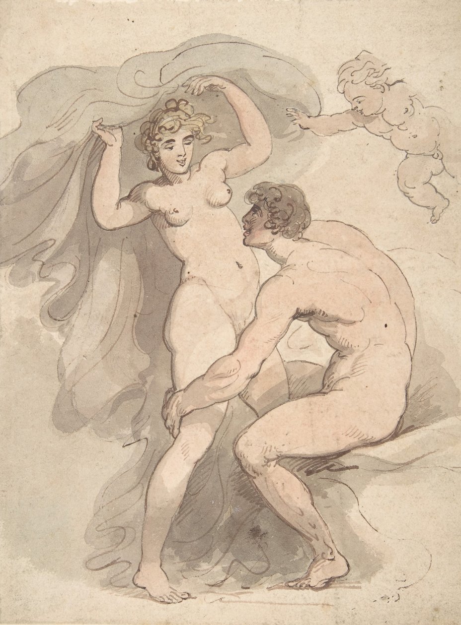 Vénus, Anchise et Cupidon, 1780-1827 - Thomas Rowlandson