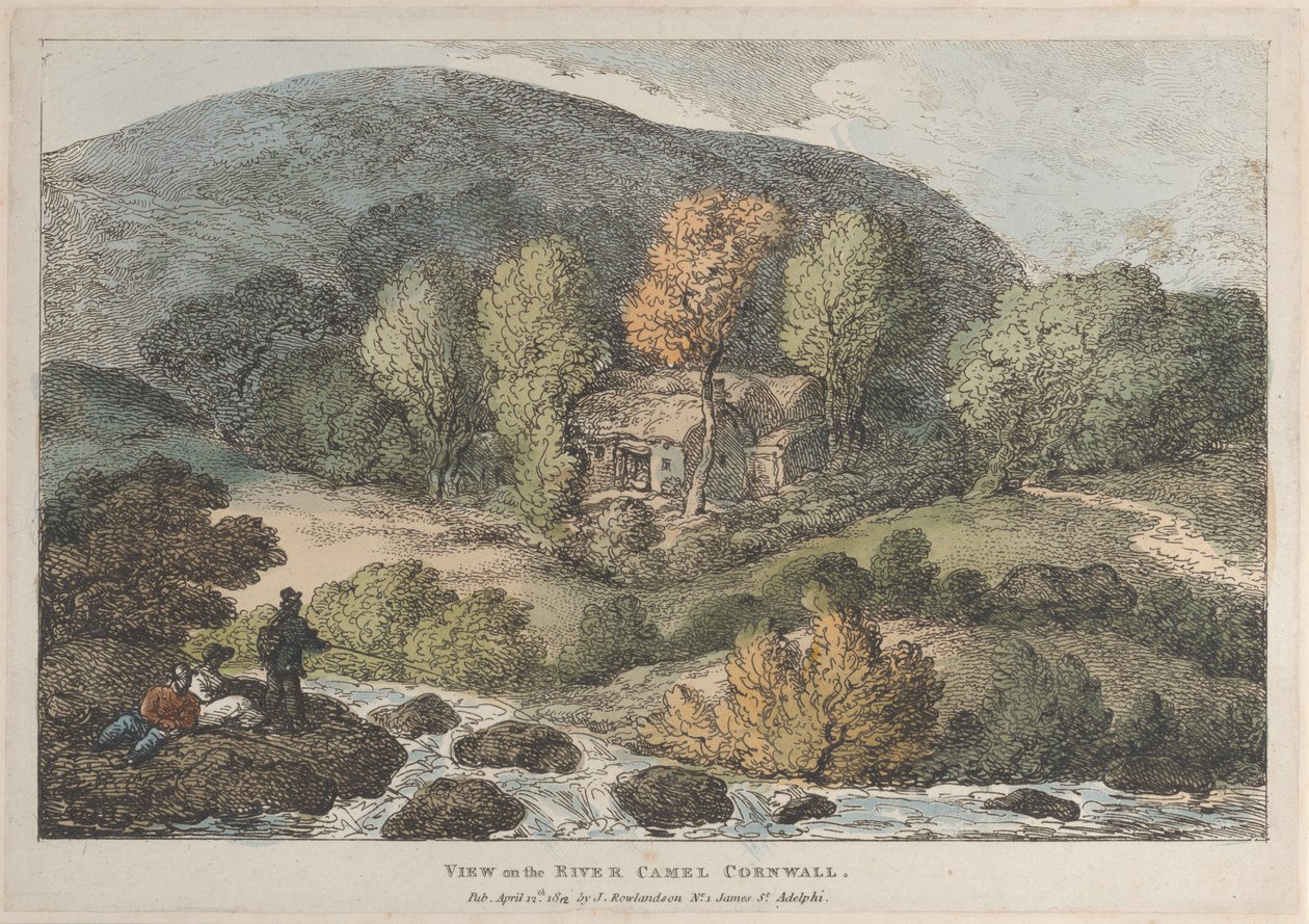 Vue sur la rivière Camel, en Cornouailles - Thomas Rowlandson