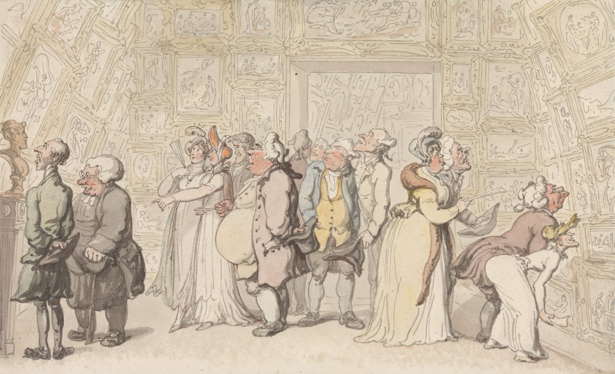 Exposition à la Royal Academy - Thomas Rowlandson