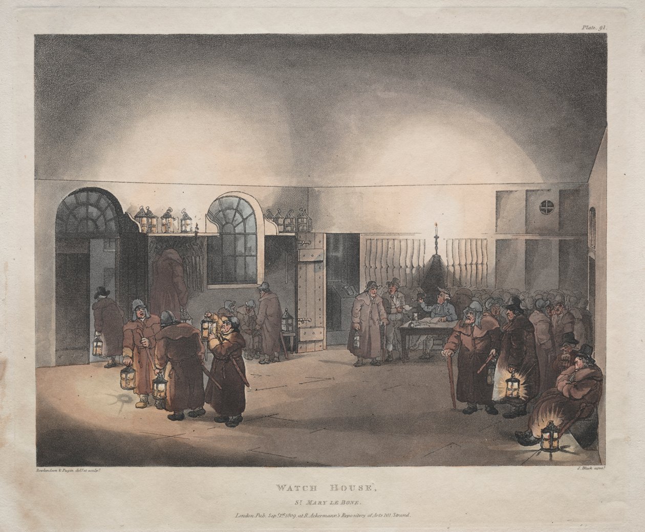 Maison de Garde, St. Mary Le Boue - Thomas Rowlandson