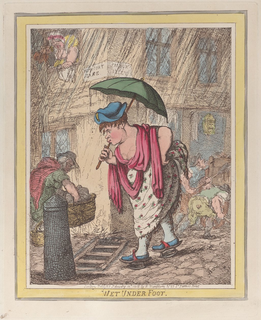 Pieds Mouillés, 10 février 1812 - Thomas Rowlandson