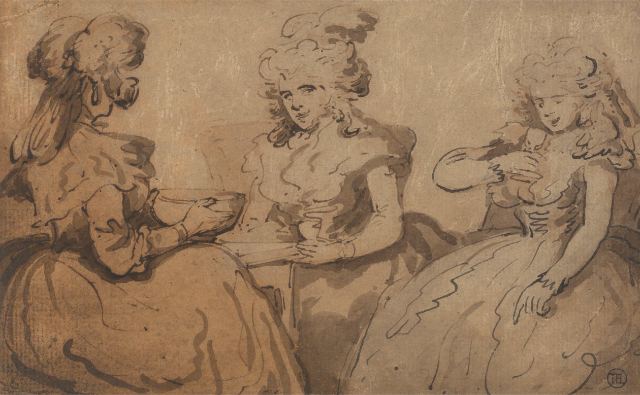 Femmes Buvant du Punch - Thomas Rowlandson