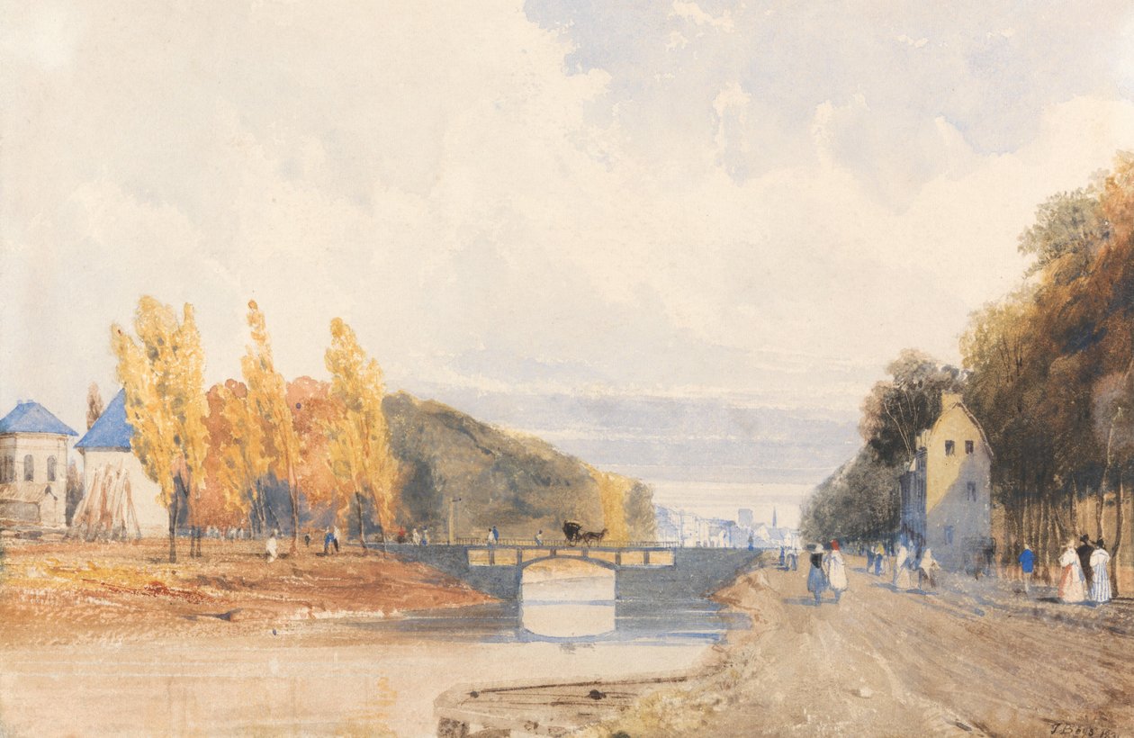 Bruxelles depuis la route de Paris - Thomas Shotter Boys