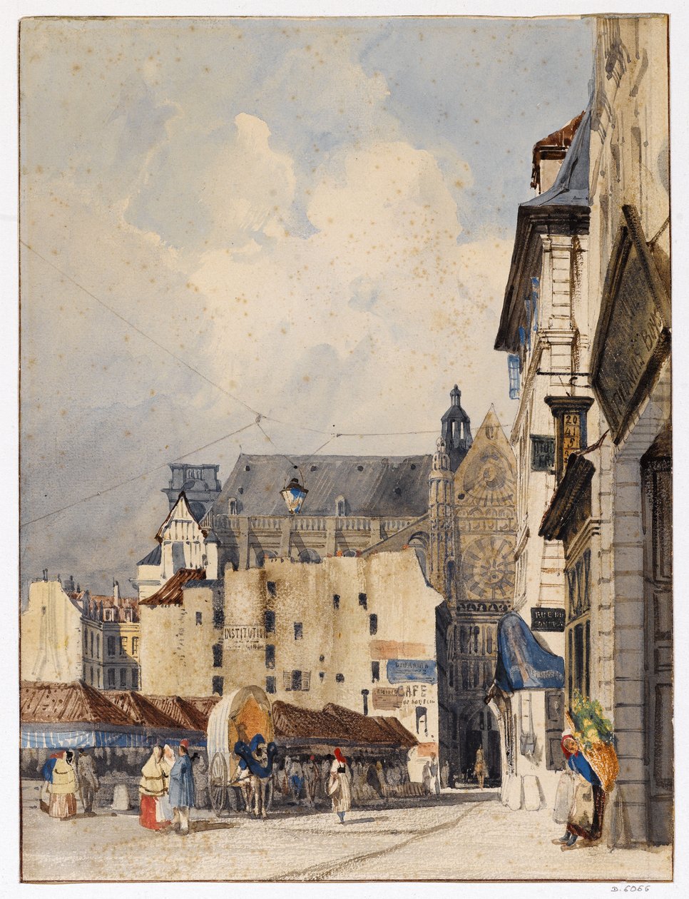 La rue des Prouvaires et l