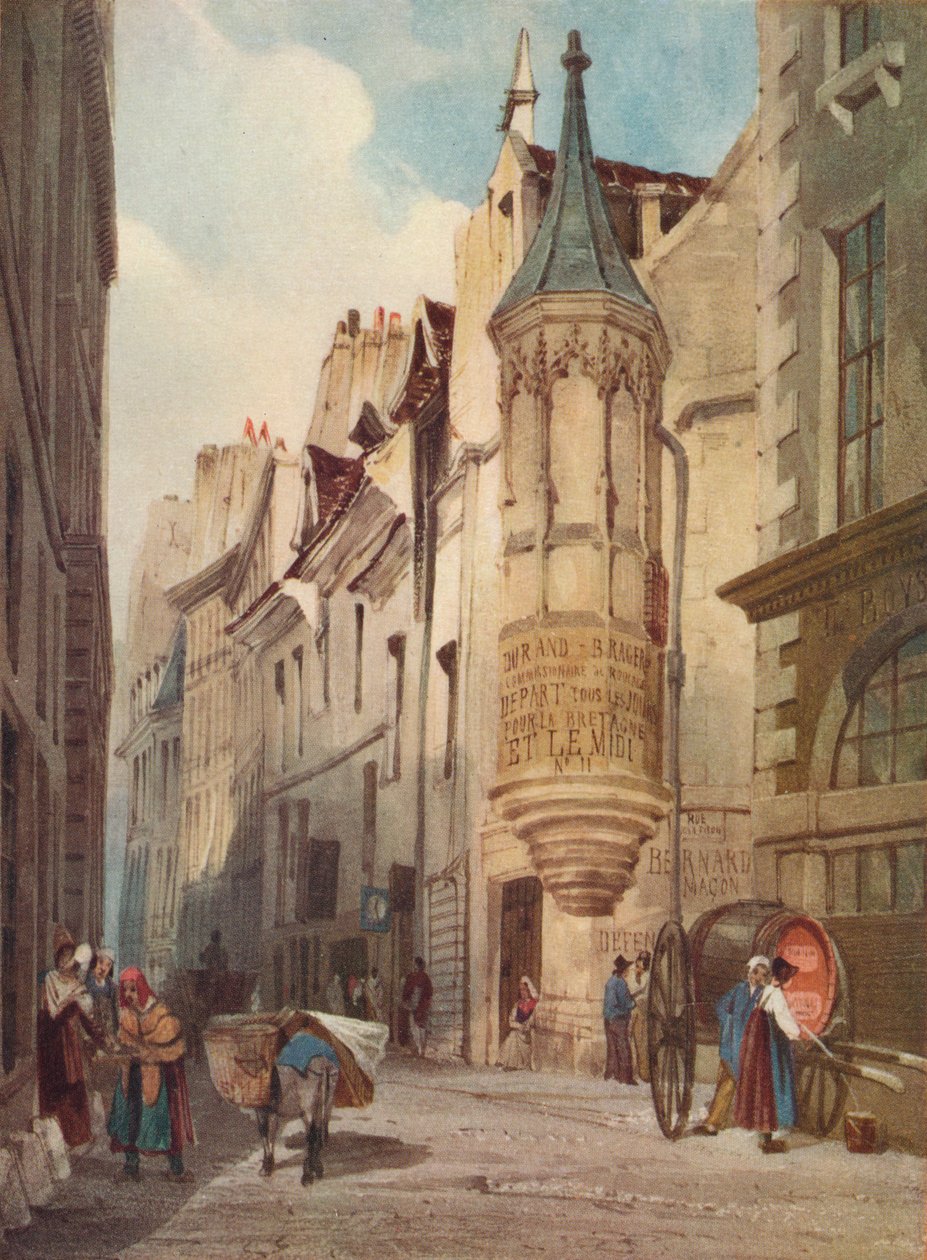 Scène de rue à Paris La Maison de l