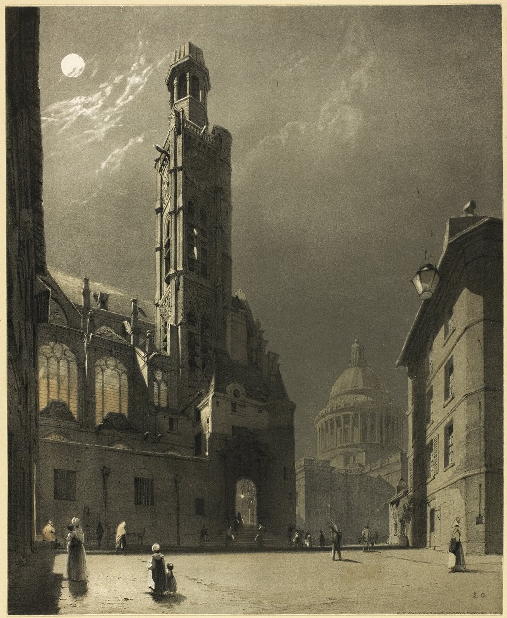 Saint-Étienne-du-Mont et le Panthéon, Paris - Thomas Shotter Boys