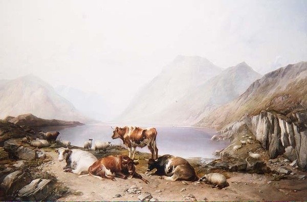 Une Pause sur la Route, Loch Etive - Thomas Sidney Cooper