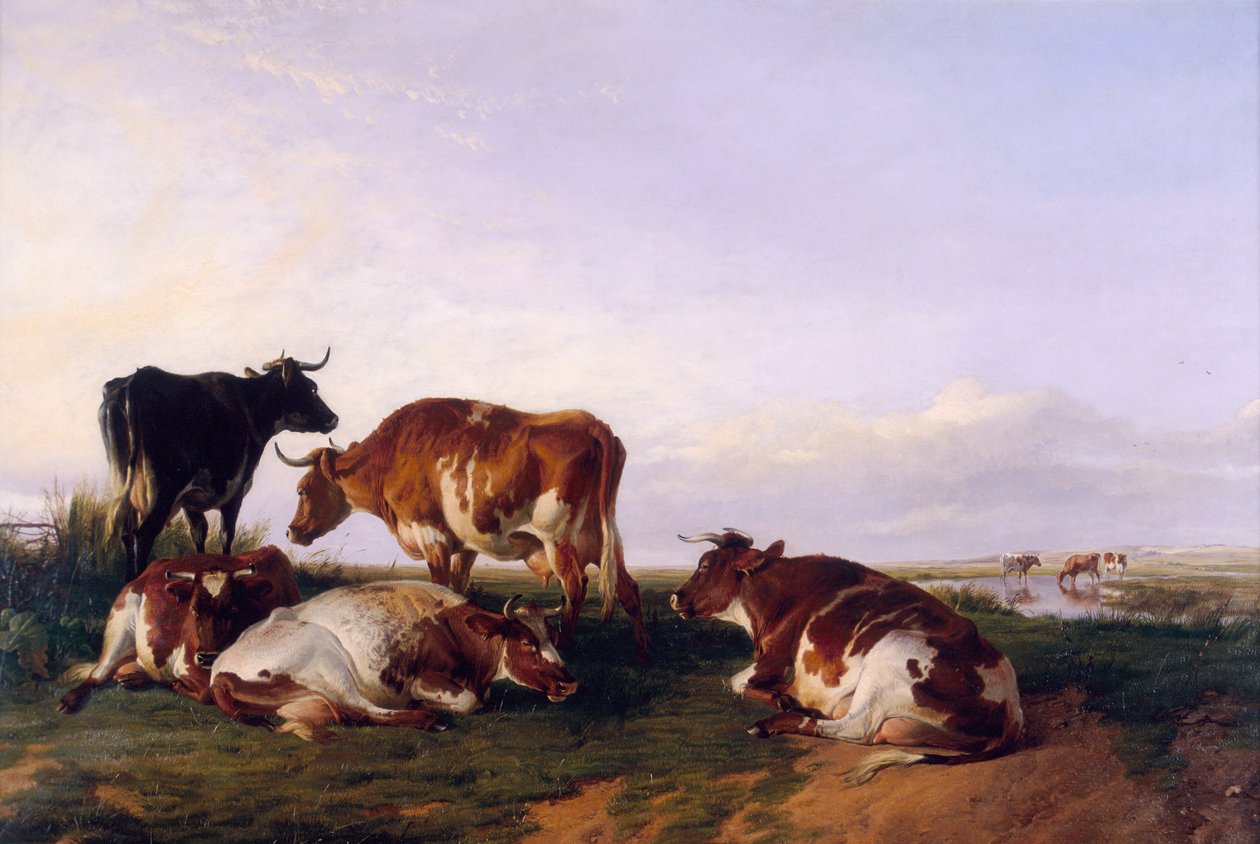 Paysage et bétail, 1868 - Thomas Sidney Cooper