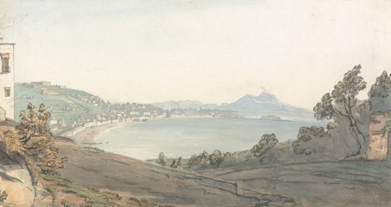 Chiaja de Naples depuis Posillipo - Thomas Smith of Derby