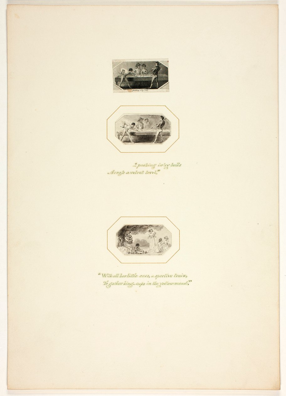 Étude pour une planche de La Tâche - Thomas Stothard