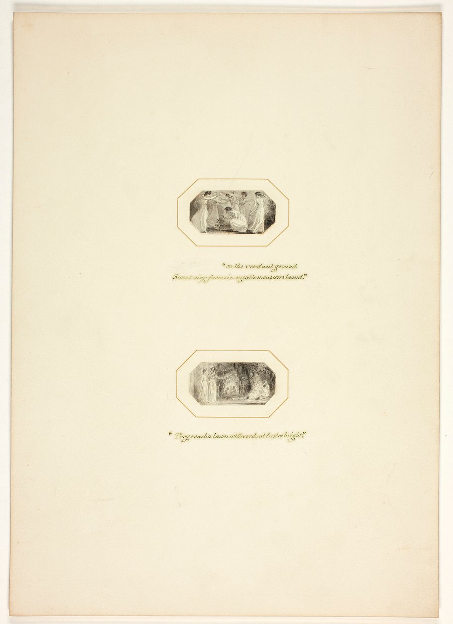 Studie für eine Platte aus The Task - Thomas Stothard