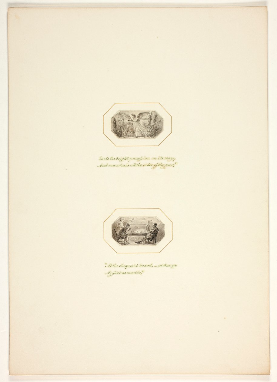 Studie für eine Platte aus The Task - Thomas Stothard