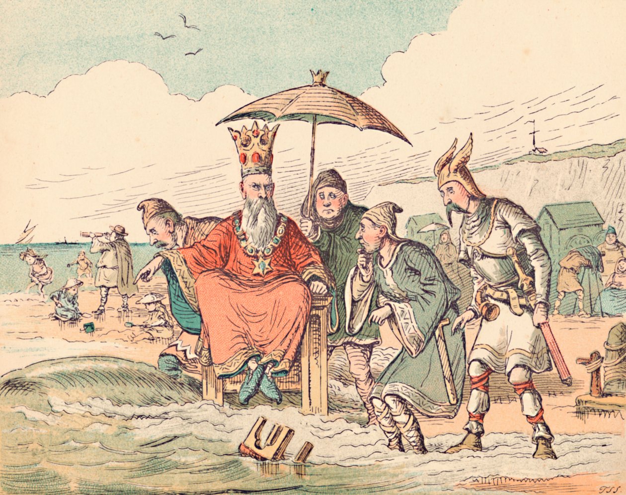 Canute et ses Courtisans, vers 1884 - Thomas Strong Seccombe