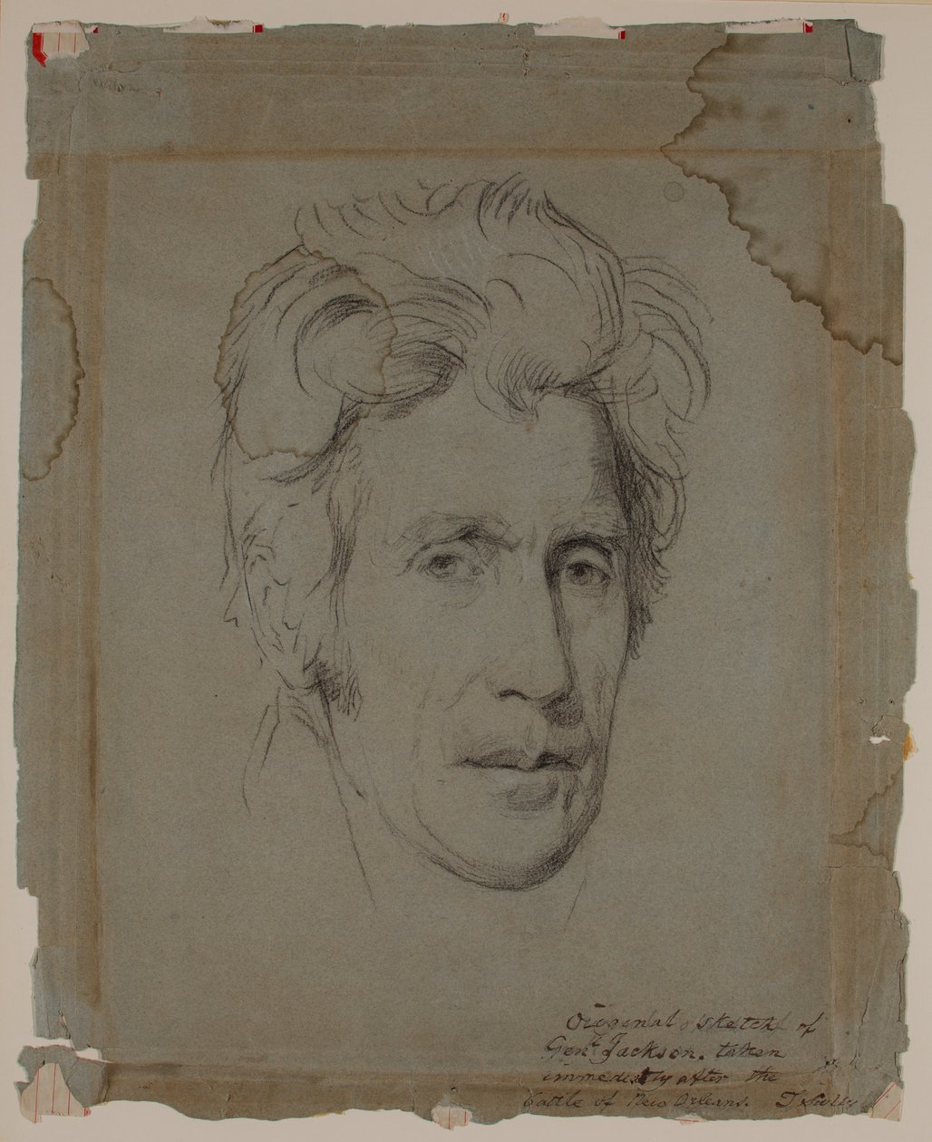 Andrew Jackson, après la bataille de la Nouvelle-Orléans, vers 1815 - Thomas Sully