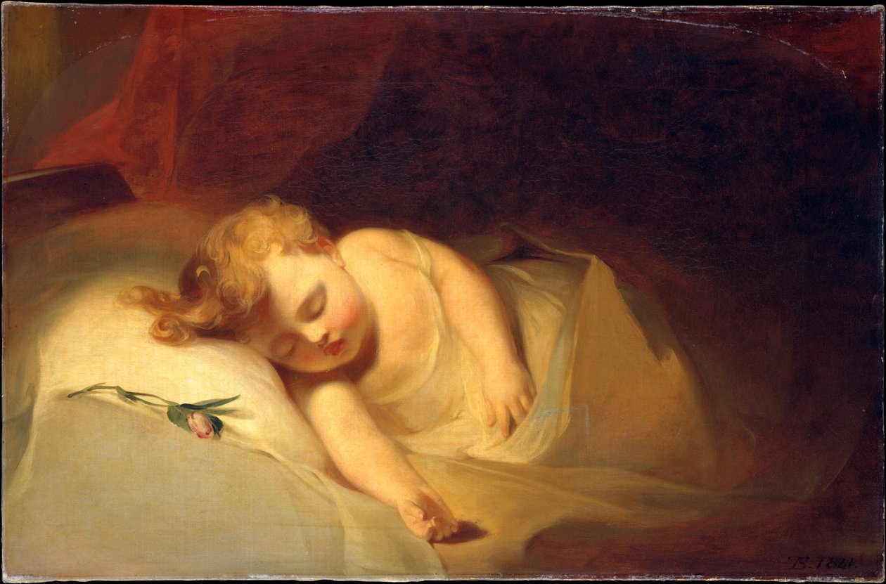 Enfant endormi (Le bouton de rose) - Thomas Sully