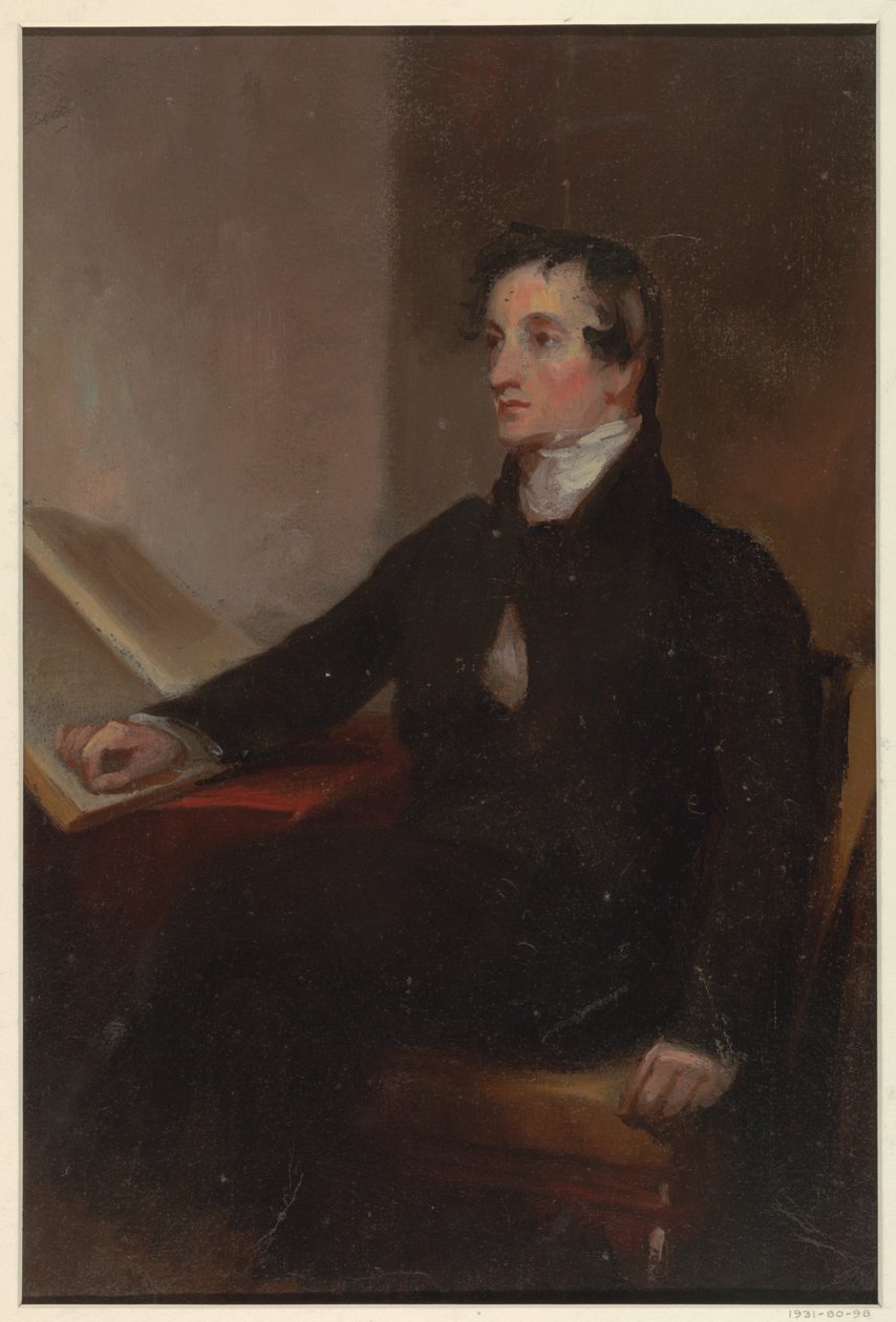 Étude pour "Le Révérend Thomas Stockton," Musée des Beaux-Arts de San Francisco, San Francisco, CA - Thomas Sully